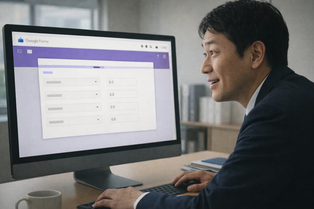 Googleフォーム日報の共通設計と項目例|運用できるテンプレートの作り方