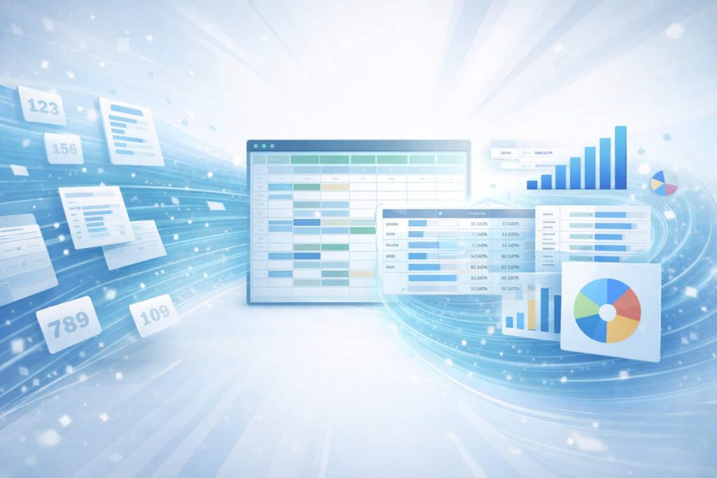 自動集計とピボットテーブルで効率化